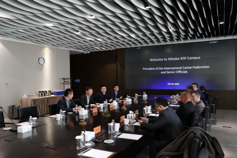 ICF canoe kayak Alibaba Cloud AI meeting Hangzhou 2025