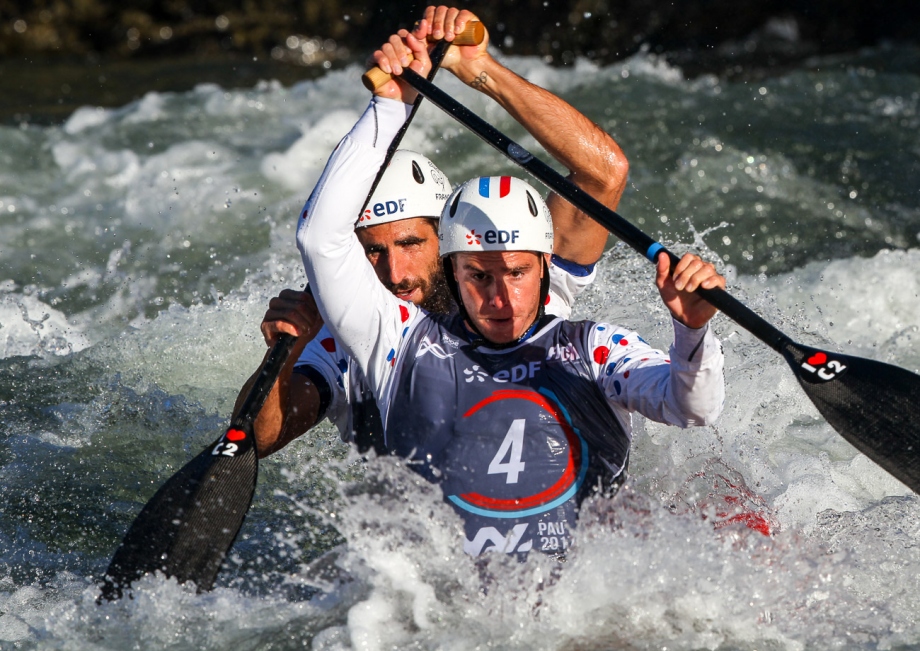 KLAUSS Gauthier - PECHE Matthieu FRA klauss gauthier - peche matthieu fra 2017 icf canoe slalom world championships pau france 043 0