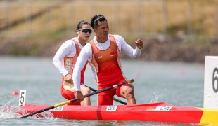 2022 ICF Canoe Sprint World Cup Racice Czech Republic Hao LIU, Mengya SUN