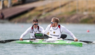 2022 ICF Canoe Sprint World Cup Racice Czech Republic Max RENDSCHMIDT, Pauline JAGSCH