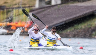 2022 ICF Canoe Sprint World Cup Racice Czech Republic Oleh KUKHARYK, Ihor TRUNOV