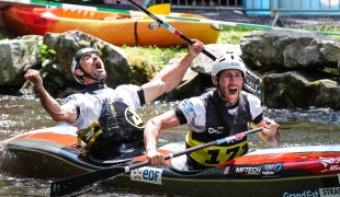 2022 ICF WILDWATER CANOEING WORLD CHAMPIONSHIPS, Treignac France Stephane SANTAMARIA, Quentin DAZEUR