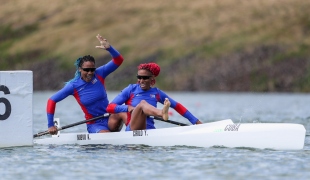 2022 ICF Canoe Sprint World Cup Racice Czech Republic Yarisleidis DUBOYS, Katherin SEGURA