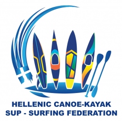 Hellenic Canoe-Kayak SUP - Surfing Federation logo