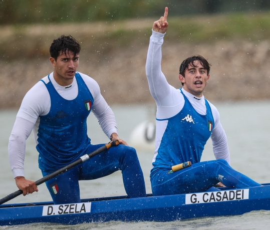 2022 ICF JUNIOR AND U23 CANOE SPRINT WORLD CHAMPIONSHIPS Gabriele CASADEI, Dawid SZELA