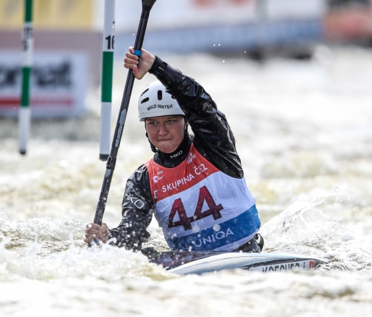 2022 ICF CANOE SLALOM WORLD CUP PRAGUE Johanna Koecher