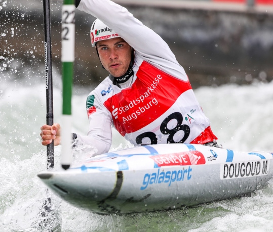 Switzerland's Martin Dugoud in Augsburg in 2018 Switzerland Martin Dugoud Augsburg 2018