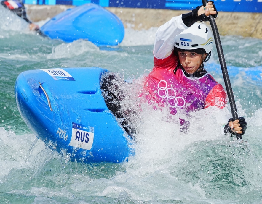 Noemi Fox kayak cross Olympics Paris 2024