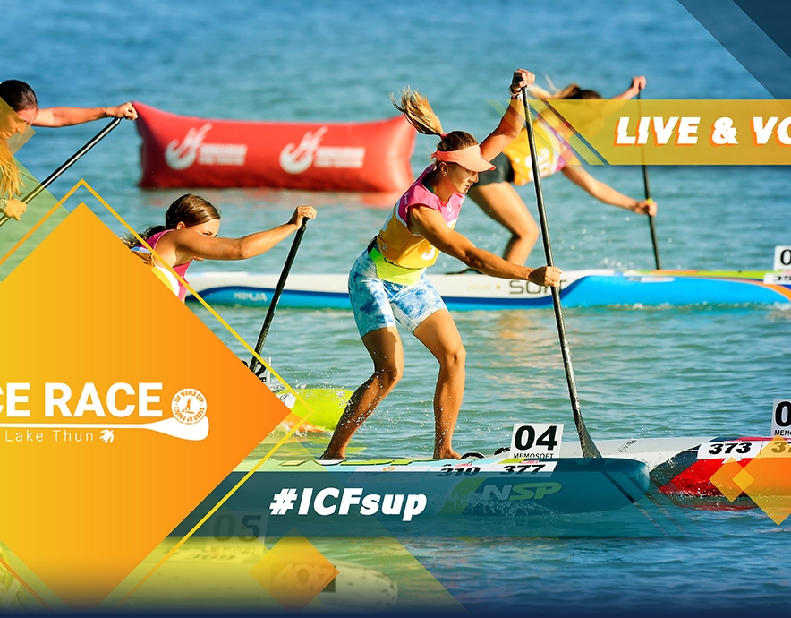 2022 ICF Stand Up Paddling SUP World Cup 1 Ice Race Thun Switzerland Live TV Coverage Video Streaming