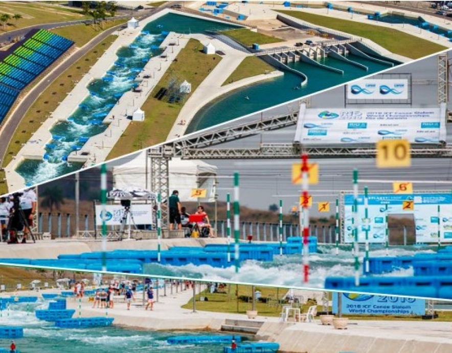 Canoe slalom venue compilation Rio