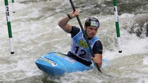 2021 ICF Canoe Kayak Slalom World Cup La Seu D&#039;urgell Spain Bradley Forbes-Cryans