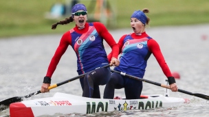 2021 Canoe Sprint European Olympic Qualifier Daniela COCIU, Maria OLARASU