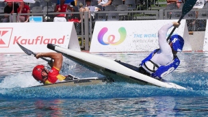 france men centre sprint tackle spain icf canoe polo world games 2017