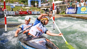 2018 ICF Canoe Slalom World Cup 3 Augsburg Germany Jasmin Schornberg - Thomas Becker GER