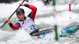 2018 ICF Canoe Slalom World Cup 3 Augsburg Germany Mallory Franklin GBR