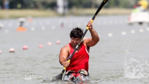 2018 ICF Canoe Sprint World Cup 1 Szeged Hungary Markus M Swoboda AUT