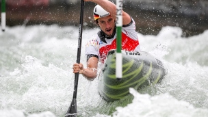 2018 ICF Canoe Slalom World Cup 3 Augsburg Germany Sebastian Schubert GER