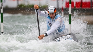 2018 ICF Canoe Slalom World Cup 3 Augsburg Germany Sideris Tasiadis GER