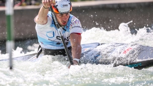 2018 ICF Canoe Slalom World Cup 3 Augsburg Germany Sideris Tasiadis GER