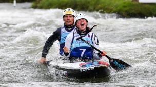 2018 ICF Canoe Slalom World Cup 1 Liptovsky Slovakia STANOVSKA Sona - BATIK Jan SVK