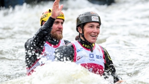2018 ICF Canoe Slalom World Cup 2 Krakow Tereza FISEROVA - Jakub JANE