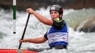 2018 ICF Canoe Slalom World Cup 3 Augsburg Germany Tereza Fiserova CZE