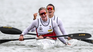 2020 ICF Canoe Sprint World Cup Szeged Hungary Hermien PETERS - Lize BROEKX