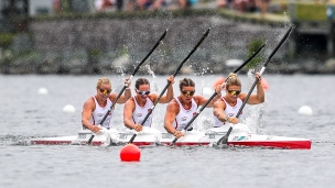 2022 ICF CANOE SPRINT WORLD CHAMPIONSHIPS Karolina NAJA, Anna PULAWSKA, Adrianna KAKOL, Dominika PUTTO