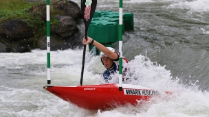 ICF Canoe Slalom World Cup Pau France Katerina Minarik Kudejova