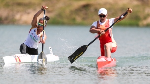2022 ICF Canoe Sprint World Cup Racice Czech Republic Li LI, Maria CORBERA