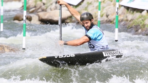 2021 ICF Canoe Kayak Slalom World Cup La Seu D&#039;urgell Spain Luis Fernandez