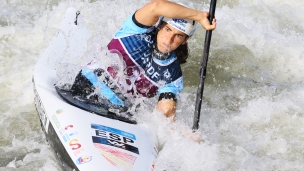 2021 ICF Canoe Slalom World Cup Pau, France Maialan Chourraut