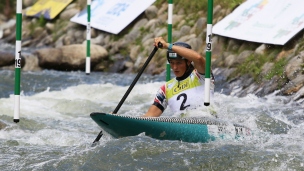 2021 ICF Canoe Kayak Slalom World Cup La Seu D&#039;urgell Spain Mallory Franklin