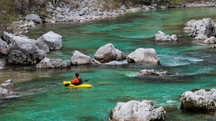 Paddle100 best canoe kayak stand up paddling SUP secret locations planet world tourism travel Soca River Slovenia