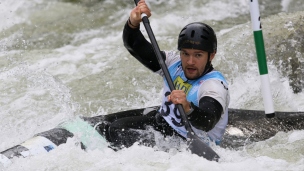 2021 ICF Canoe Kayak Slalom World Cup La Seu D&#039;urgell Spain Samuel Curtis