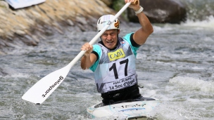 2021 ICF Canoe Kayak Slalom World Cup La Seu D&#039;urgell Spain Tomas Rak
