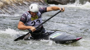 2021 ICF Canoe Kayak Slalom World Cup La Seu D&#039;urgell Spain Zachary Lokken