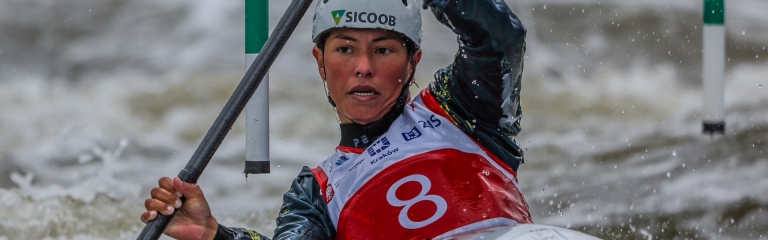 Ana Satila kayak slalom krakow 2024