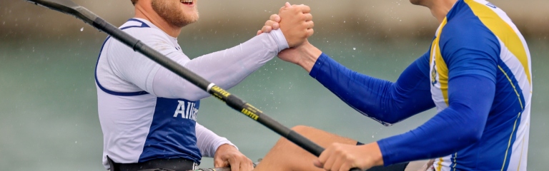 Christian Volpi Mykola Syniuk Milan 2025 Paracanoe