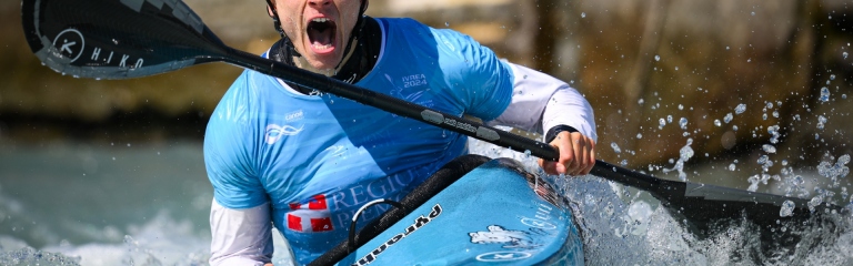 Jonny Dickson Great Britain kayak cross world cup Ivrea 2024