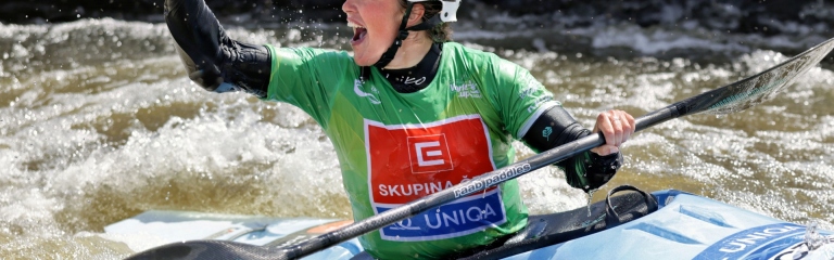 Tereza Kneblova Prague 2025 Czechia kayak cross