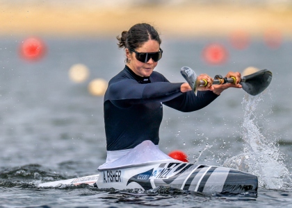 Aimee Fisher Poznan 2025 kayak sprint New Zealand