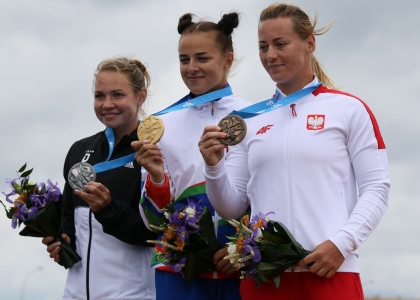 Medalists women C1 European Games Minsk 2019