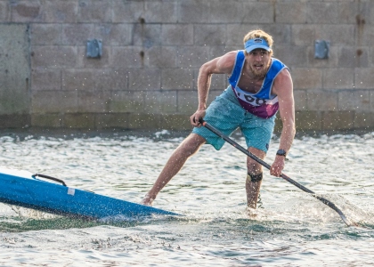 USA Connor Baxter stand up paddling sprint gold Qingdao 2019 SUP