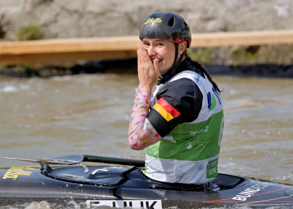 Elena Lilik Germany C1 canoe slalom Tacen 2025