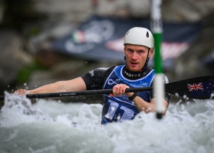 Finn Butcher kayak slalom New Zealand 2024 World Cup Ivrea