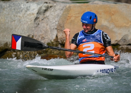 Gabriela Satkova czechia canoe slalom world cup ivrea 2024 gold