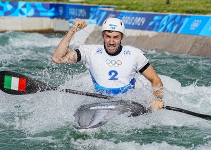 Giovanni de Gennaro kayak slalom Olympics Paris 2024