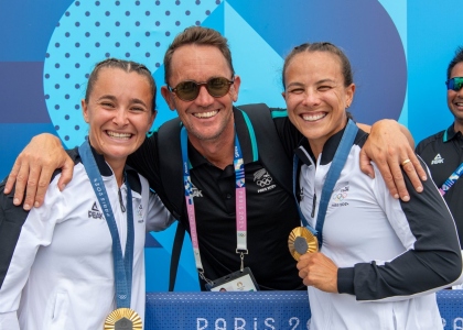 Gordon Walker Lisa Carrington Alicia Hoskin New Zealand Canoe Sprint 2024