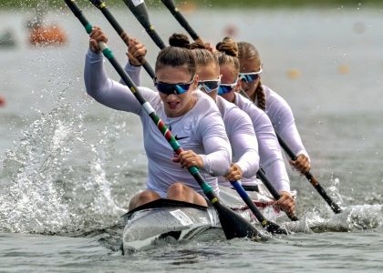 Hungary women K4 junior 2025 Montemor